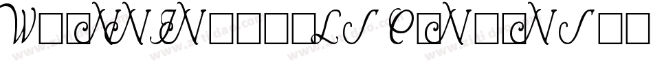 Wrenn Initials Condensed字体转换